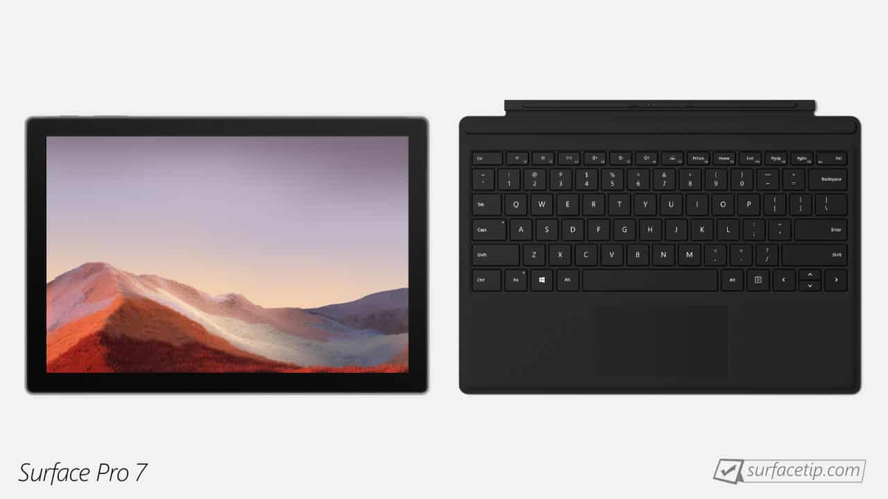Does Surface Pro 7 come with keyboard?