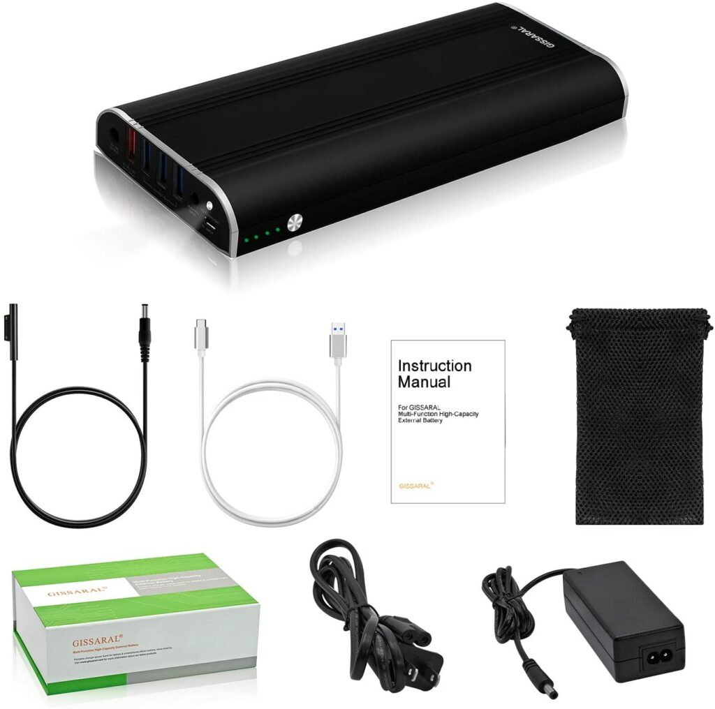 GISSARAL Power Bank Package Contents