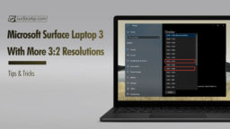 Surface Laptop 3은 이제 더 많은 3 : 2 종횡비 해상도를 지원합니다