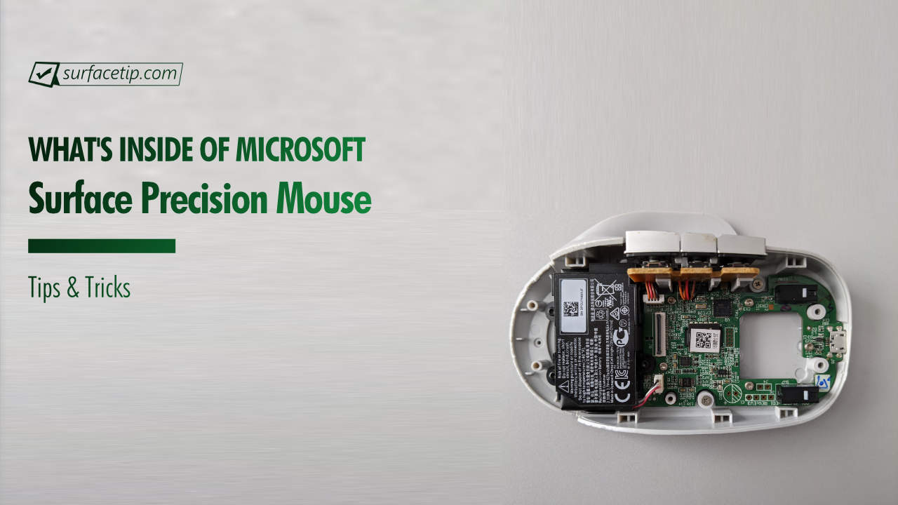 Inside Microsoft Surface Precision Mouse