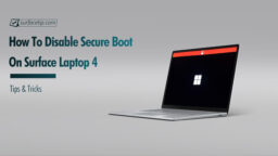 How to disable secure boot on Microsoft Surface Laptop 4