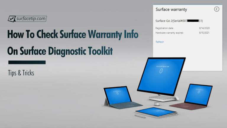 microsoft surface warranty check