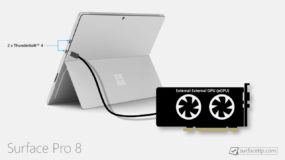 Surface Pro 8 with External Graphics (eGPU)