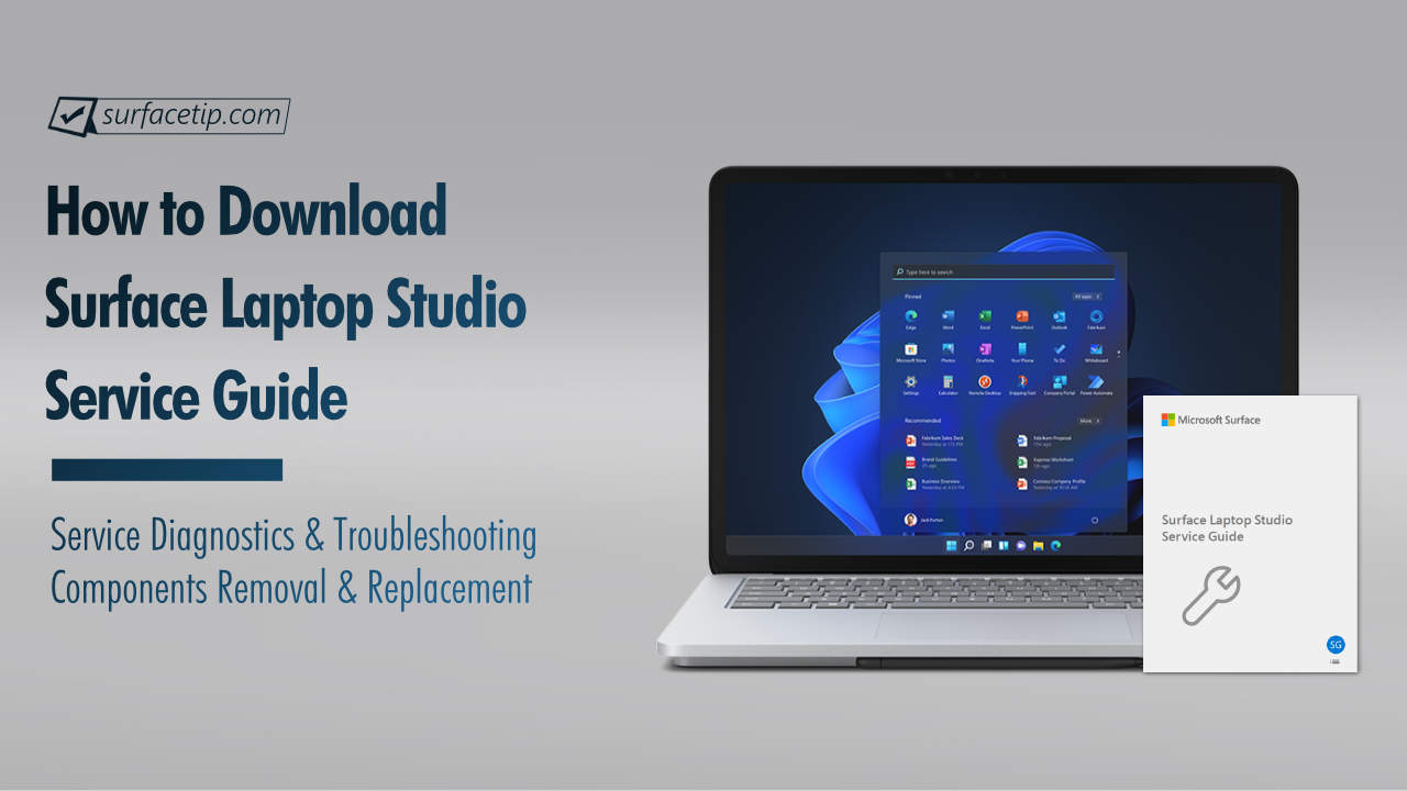 Download Surface Laptop Studio Service Manual