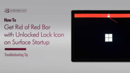 How to Get Rid of Red Bar with Unlocked Lock Icon from Surface Boot Screen