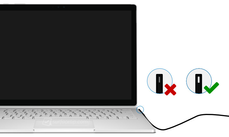 Surface Book charging issue