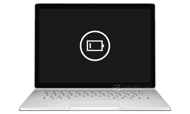Surface Book is low on battery