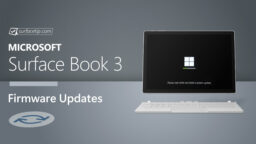 Surface Book 3 Gets new (August 03, 2022) Firmware Updates