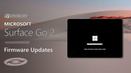 Microsoft rolled out new firmware updates (September 22, 2022) for Surface Go 2