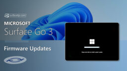 Microsoft rolled out new firmware updates (September 09, 2022) for Surface Go 3