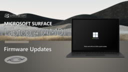 Microsoft rolled out March 2022 firmware updates for Surface Laptop 4 with AMD