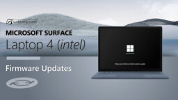 Microsoft rolled out March 2023 firmware updates for Surface Laptop 4 with Intel