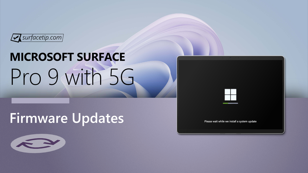 Surface Pro 9 with 5G Updates